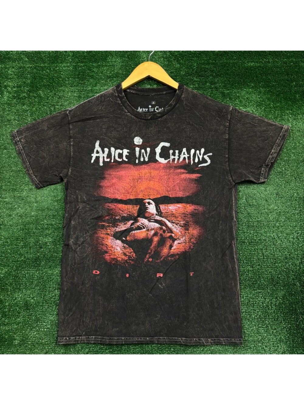 Alice In Chains Dirt Est 1987 Rock Band Mineral Wash T-Shirt Size Medium